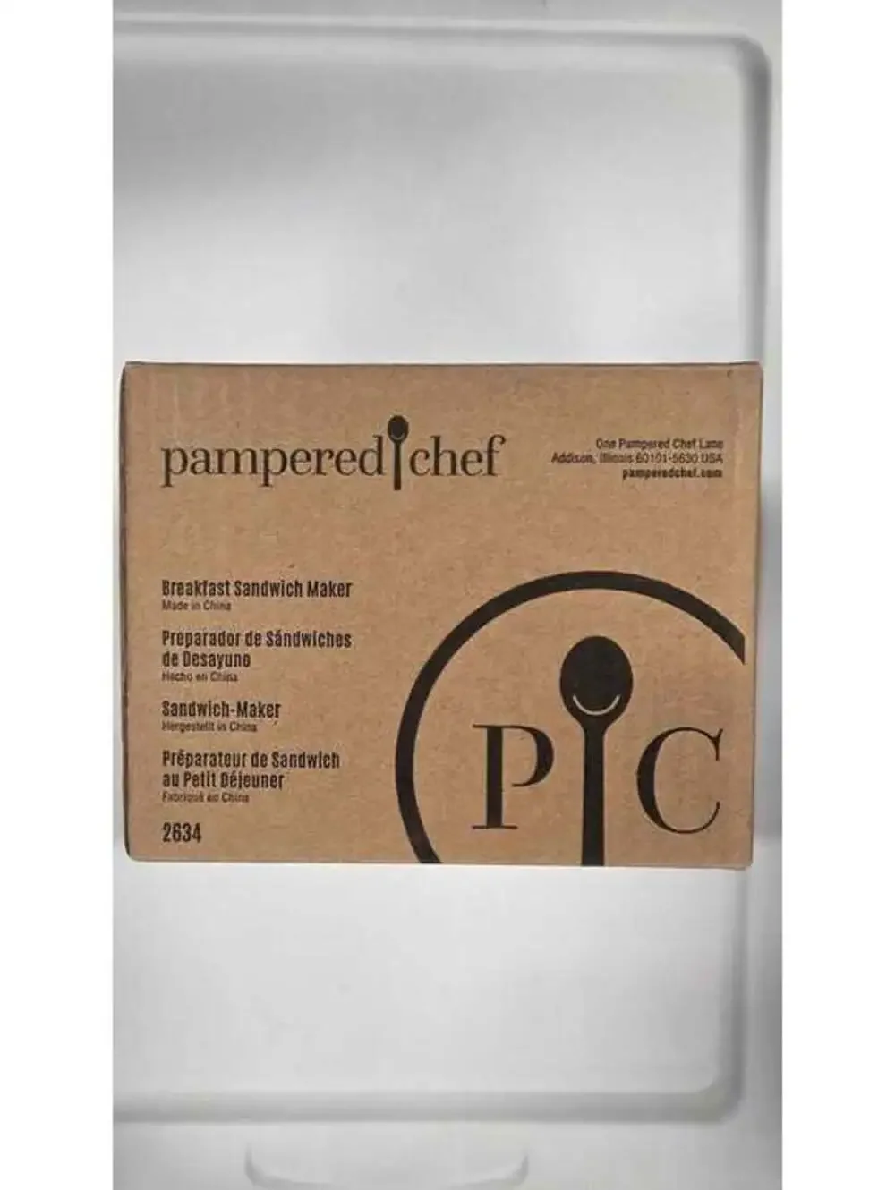Pampered chef breakfast sandwich maker, new in box